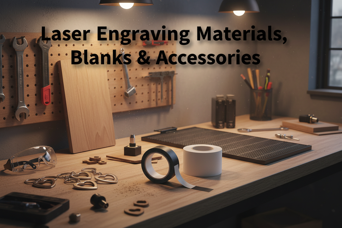 Laser Engraving Materials, Blanks & Accessories - Pixel Burn Custom Laser Creations 