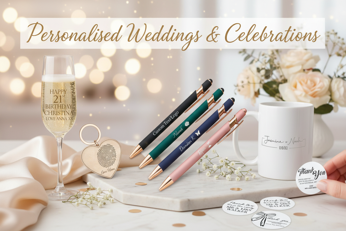 Personalised Weddings & Celebrations - Pixel Burn Custom Laser Creations 