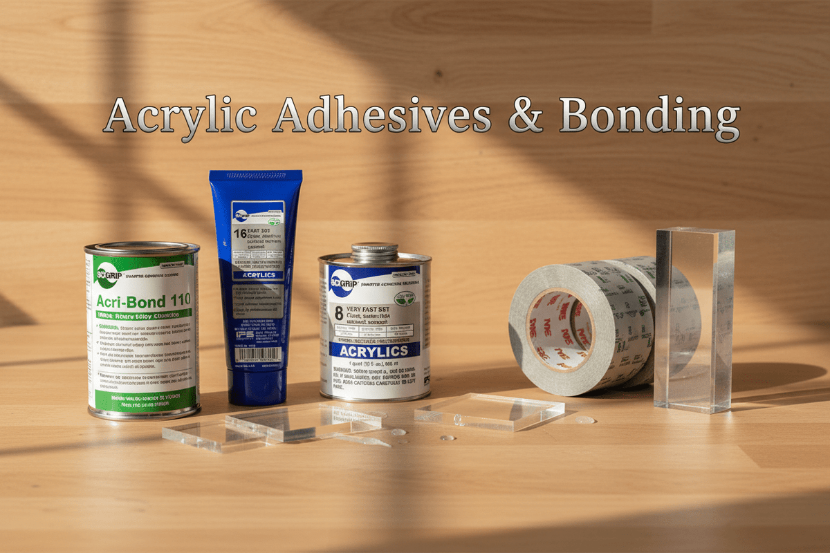 Acrylic Adhesives & Bonding - Pixel Burn Custom Laser Creations