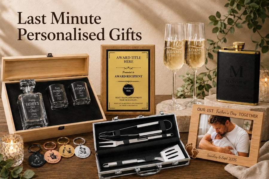 Last Minute Personalised Gifts - Pixel Burn Custom Laser Creations