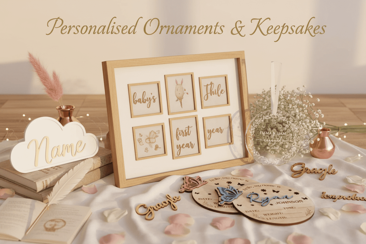 Personalised Ornaments & Keepsakes - Pixel Burn Custom Laser Creations