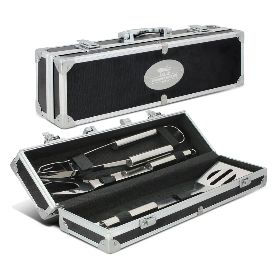 Personalised Luxmore BBQ Tool Set - Pixel Burn Custom Laser Creations