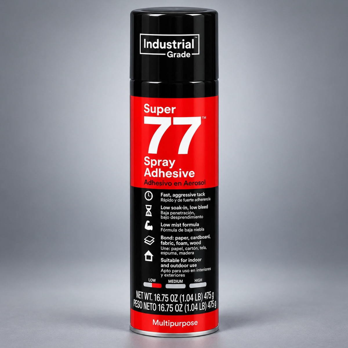 3M Super 77 Multipurpose Spray Adhesive 374g - Pixel Burn Custom Laser Creations