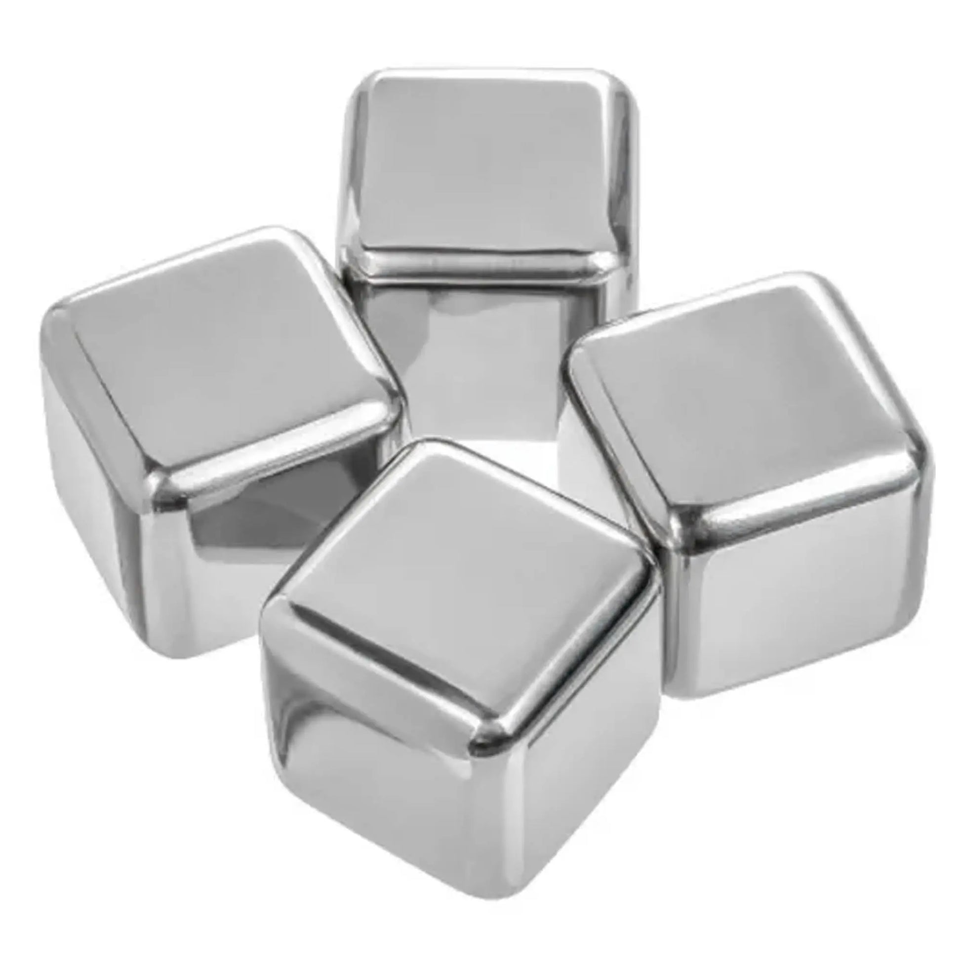 Personalised Whiskey Set Stainless Steel Ice Cubes - Pixel Burn Custom Laser Creations