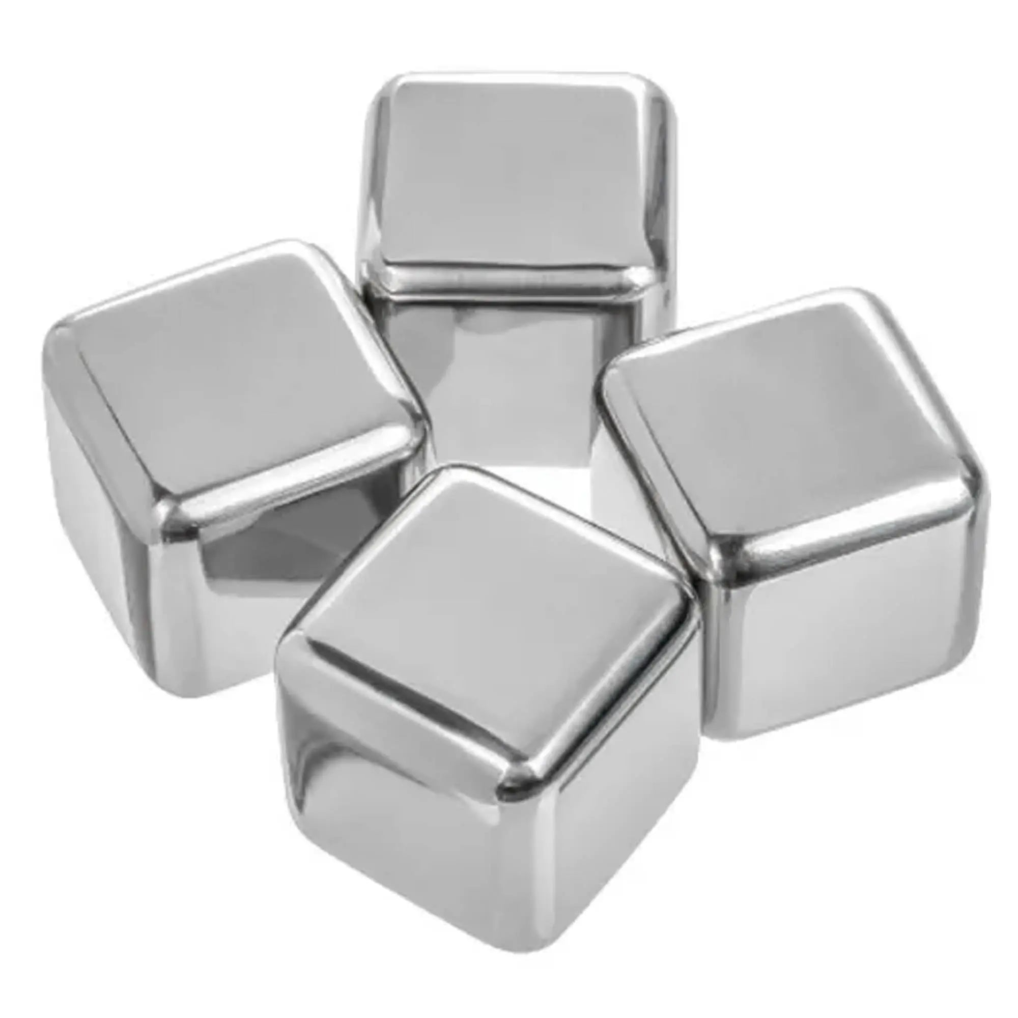 Personalised Whiskey Set Stainless Steel Ice Cubes - Pixel Burn Custom Laser Creations