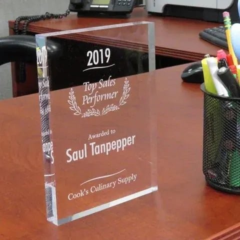 Personalised Engraved Award Plaque - Pixel Burn Custom Laser Creations