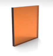 Amber Mirror Acrylic - Pixel Burn Custom Laser Creations