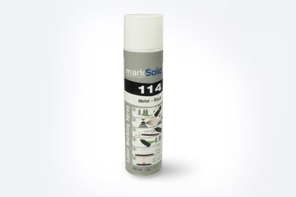 MarkSolid Spray 114 Laser Marking Spray - Pixel Burn Custom Laser Creations