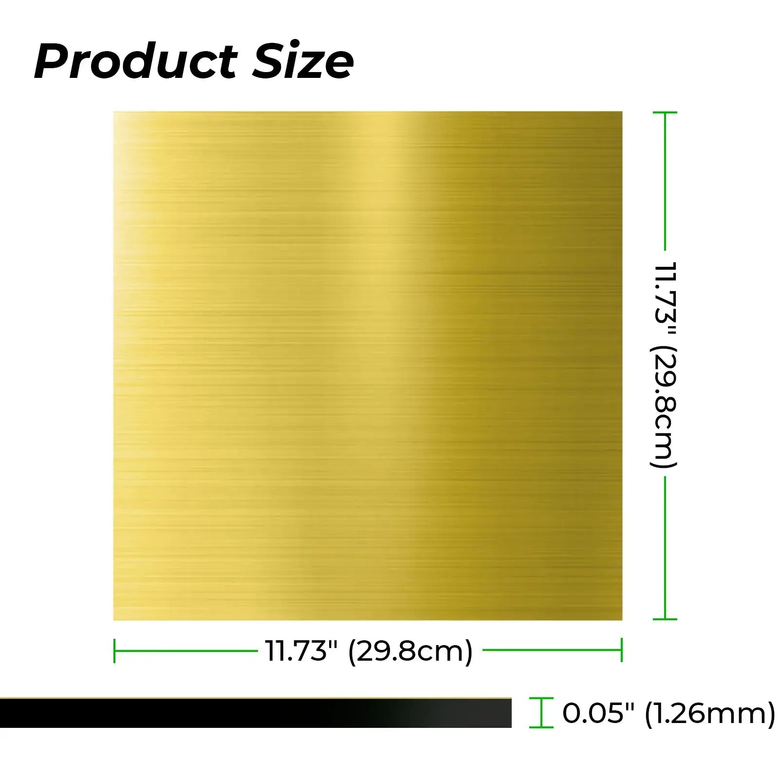 Two - Tone Sheet Gold to Black 5 Pack - Pixel Burn Custom Laser Creations