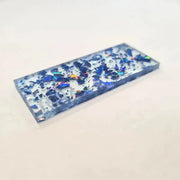 Blue Tinsel Glitter Acrylic - Pixel Burn Custom Laser Creations
