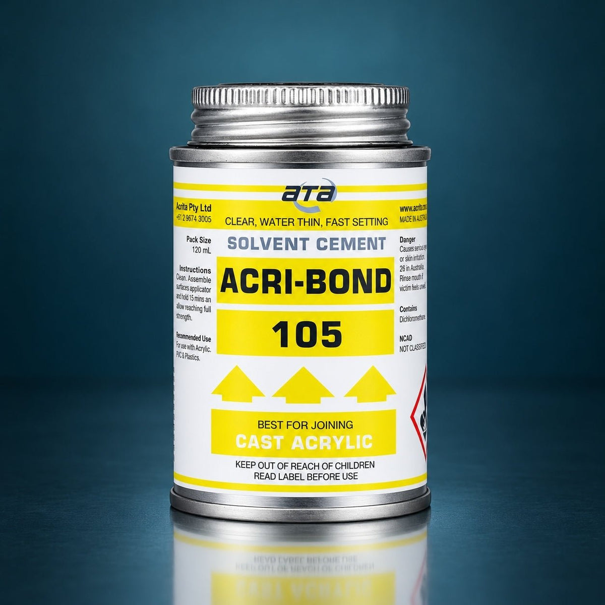 Acri-Bond 105 Clear Acrylic Solvent Cement - Pixel Burn Custom Laser Creations