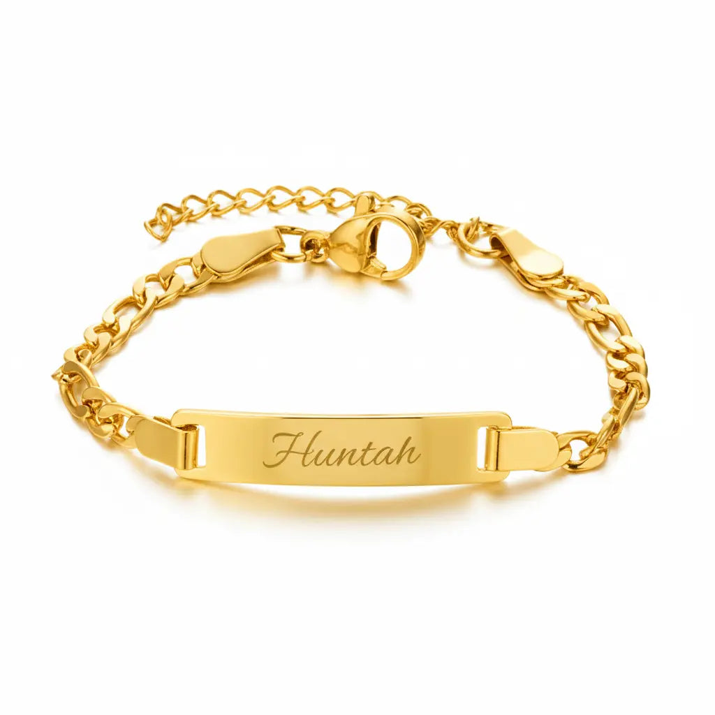 Personalised Baby's First Bracelet - Pixel Burn Custom Laser Creations