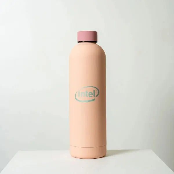 Personalised Stainless Steel Drink Bottle Silicone Finish - Pixel Burn Custom Laser Creations