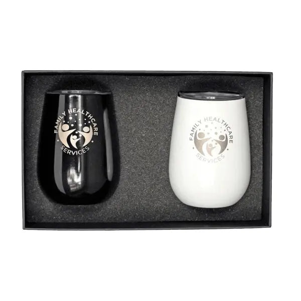 Personalised Insulated Wine Tumbler Gift Set