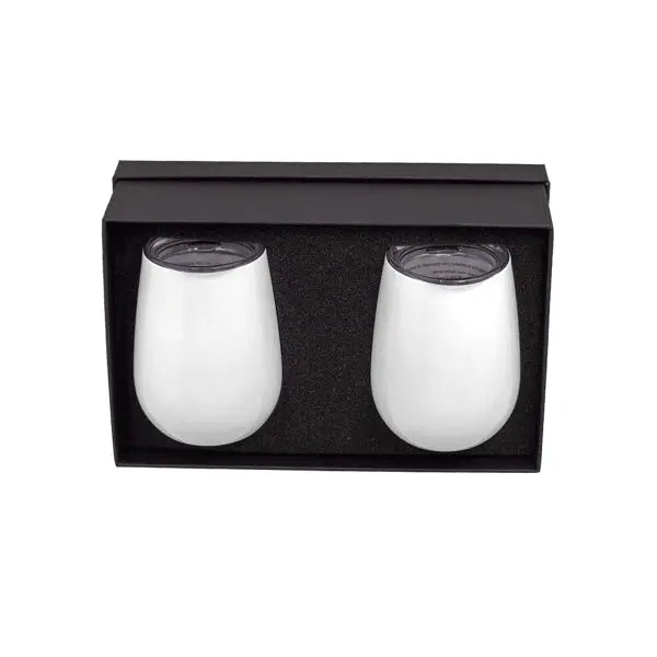 Personalised Insulated Wine Tumbler Gift Set - Pixel Burn Custom Laser Creations