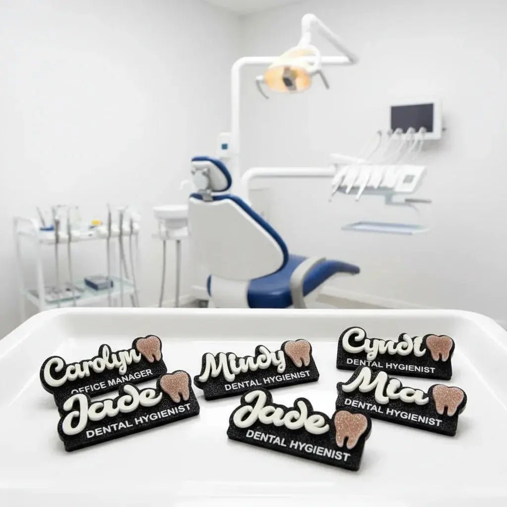 Custom Acrylic Name Badge Personalised - Pixel Burn Custom Laser Creations