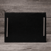 Laserable Slate Tray - Blank Engraving Slate with Handles - Pixel Burn Custom Laser Creations