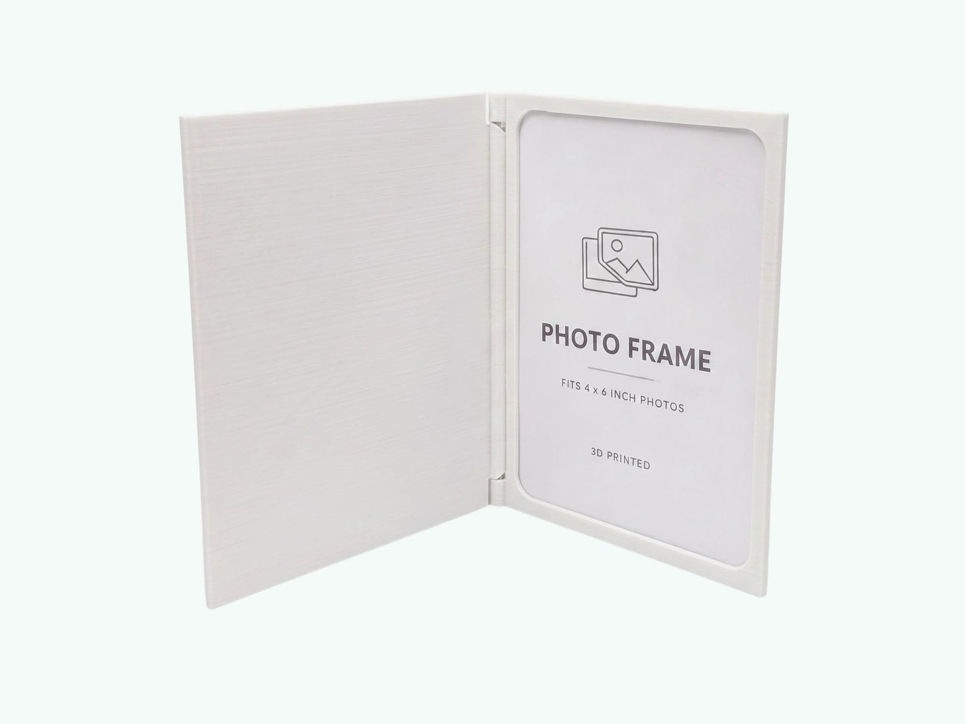 Personalised 3D Printed Book Style Photo Frame - Pixel Burn Custom Laser Creations