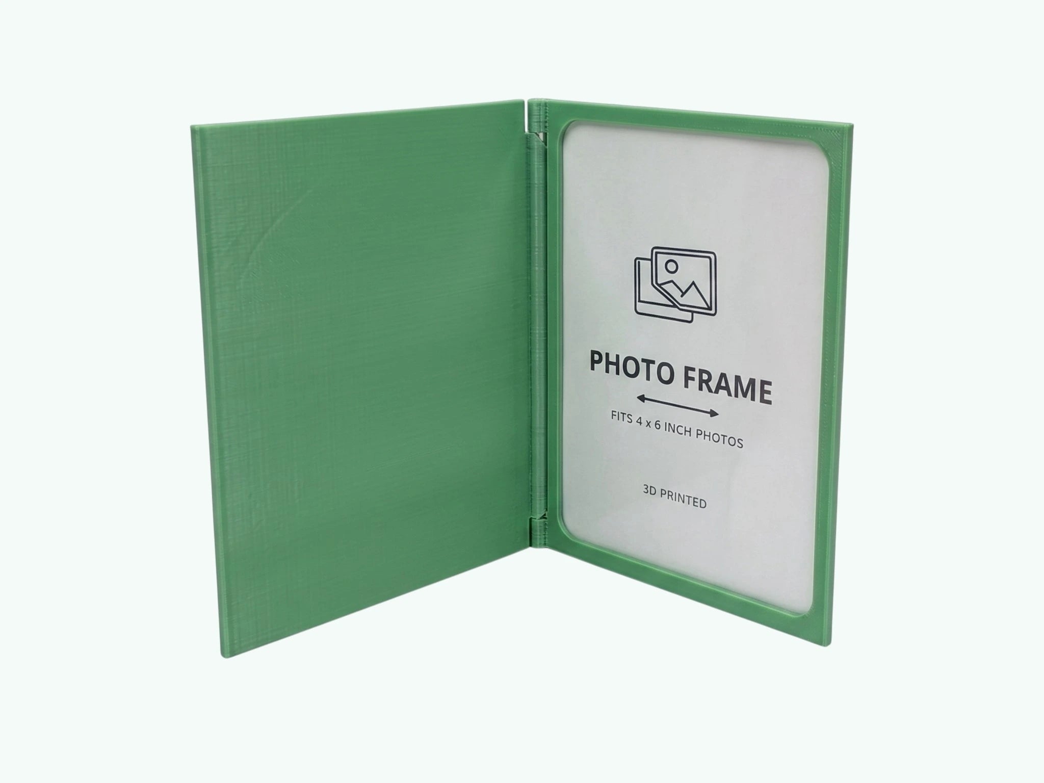 Personalised 3D Printed Book Style Photo Frame - Pixel Burn Custom Laser Creations