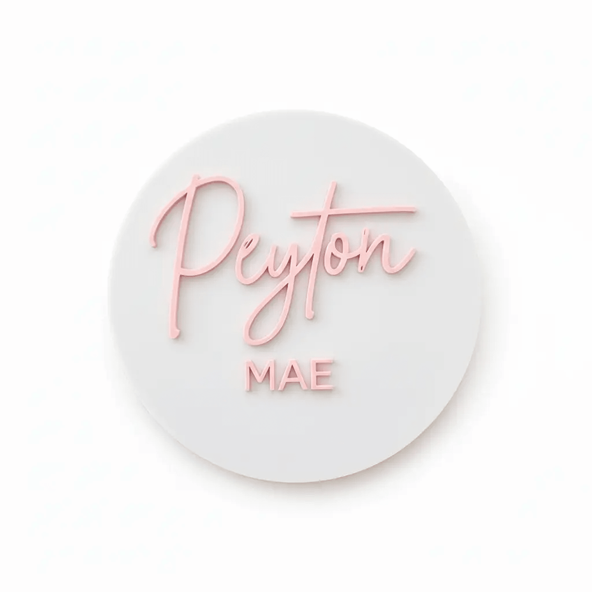 Personalised Birth Announcement Plaque - Pixel Burn Custom Laser Creations