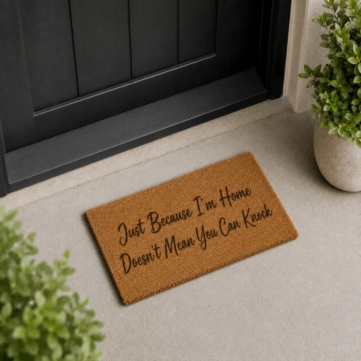 Personalised Coir Doormat - Pixel Burn Custom Laser Creations