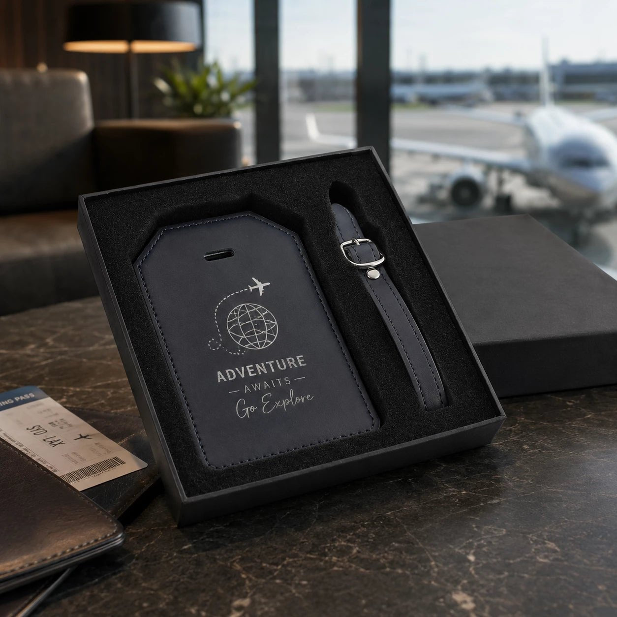Personalised Laser Engraved Luggage Tag - Pixel Burn Custom Laser Creations