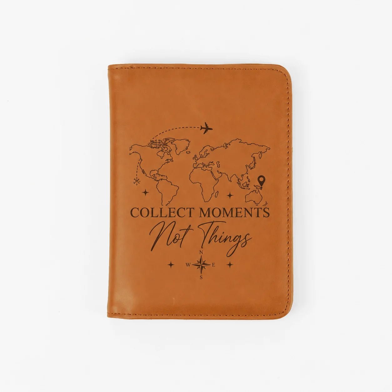 Personalised Laser Engraved Passport Wallet - Pixel Burn Custom Laser Creations