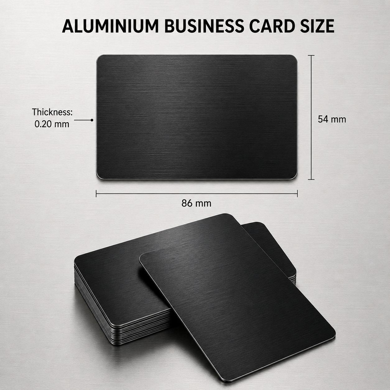 Personalised Metal Business Cards - Pixel Burn Custom Laser Creations