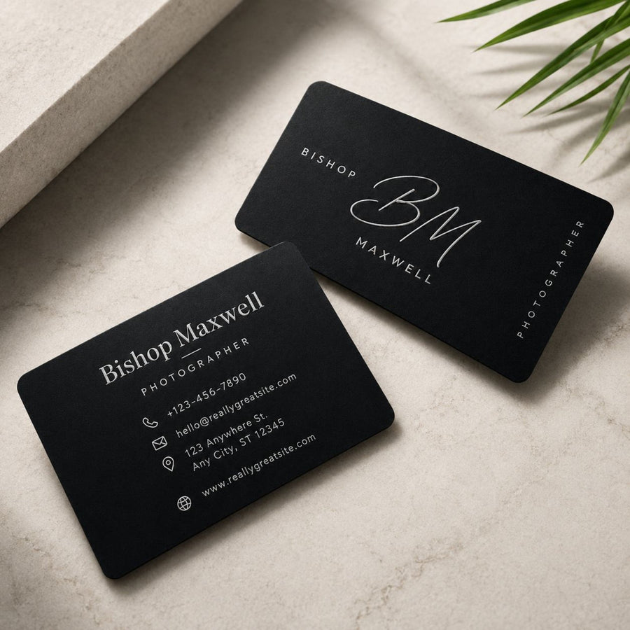 Personalised Metal Business Cards - Pixel Burn Custom Laser Creations