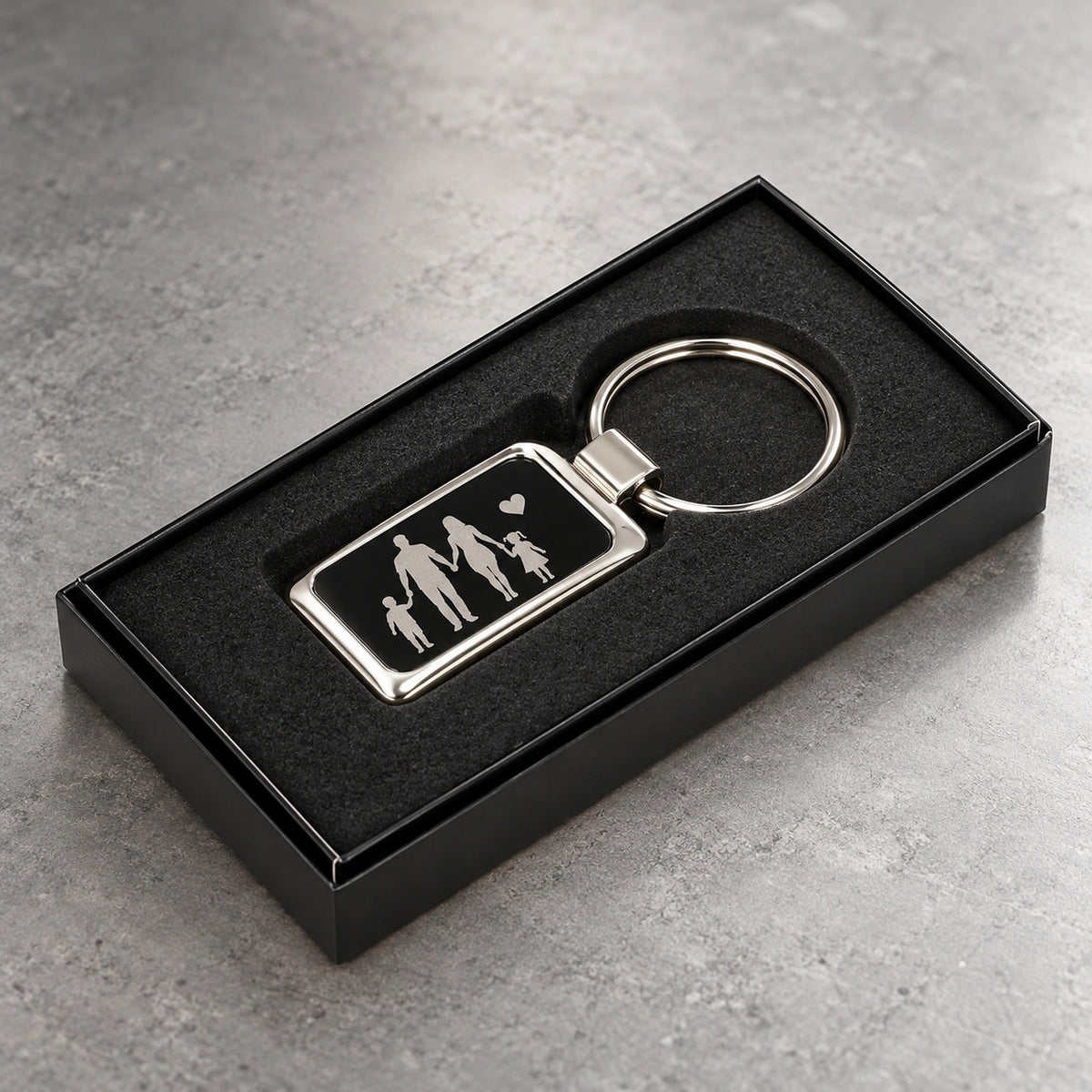 Personalised Metal Keyring - Custom Engraved - Pixel Burn Custom Laser Creations
