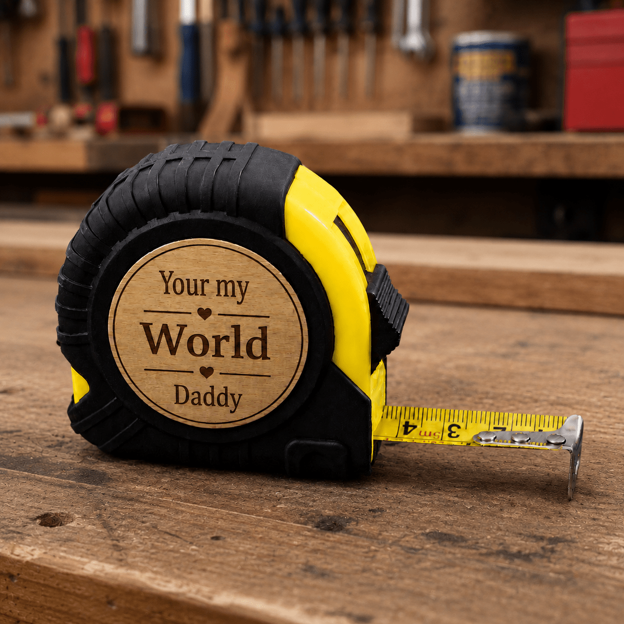 Personalised Tape Measure - Pixel Burn Custom Laser Creations