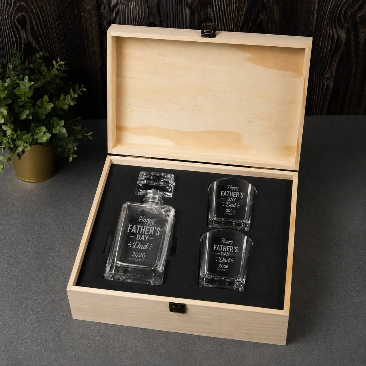 Personalised Whiskey Decanter Set