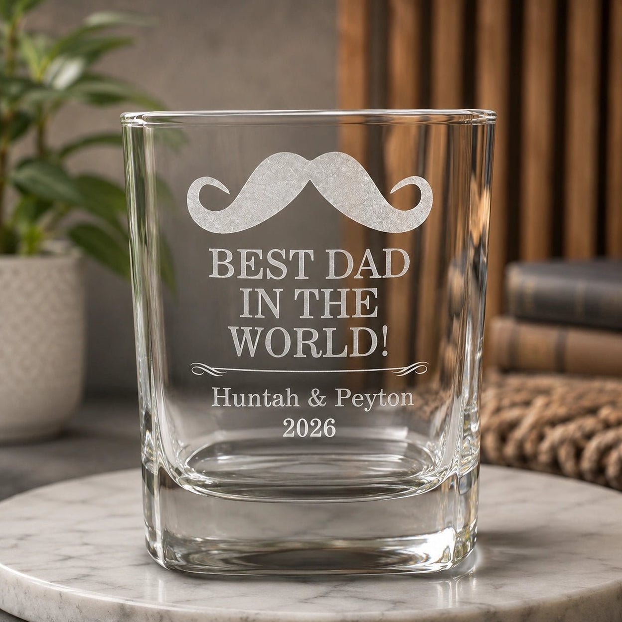 Personalised Whisky Glass Classic Engraved