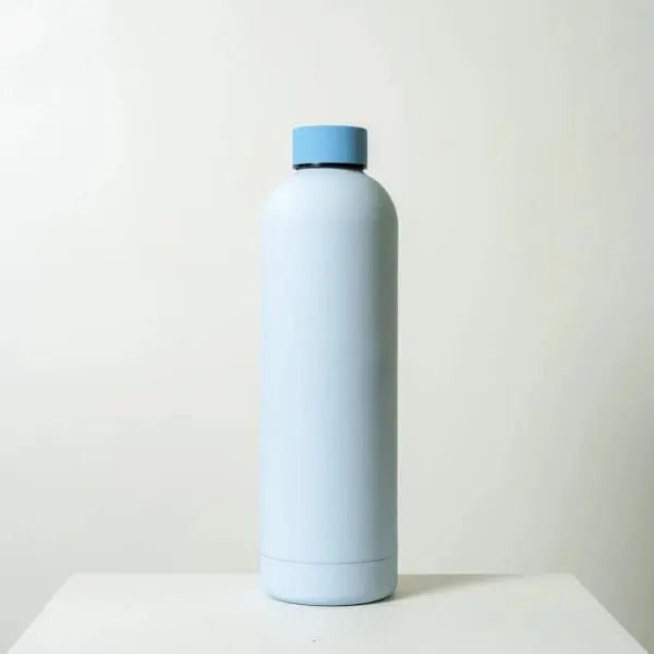 Personalised Stainless Steel Drink Bottle Silicone Finish - Pixel Burn Custom Laser Creations