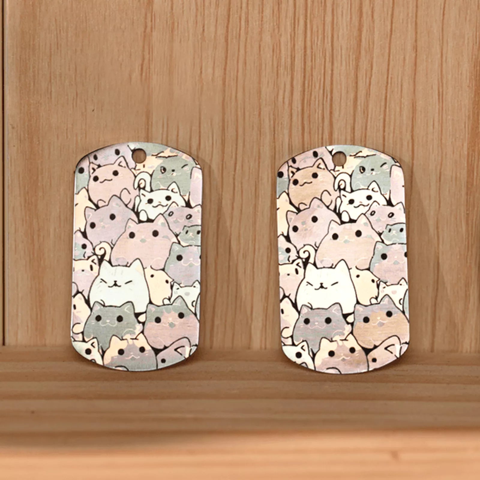 Stainless Steel Military Pendant Blanks (10 Pack) - Pixel Burn Custom Laser Creations