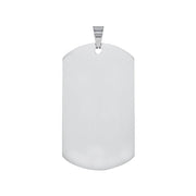 Stainless Steel Military Pendant Blanks (10 Pack) - Pixel Burn Custom Laser Creations