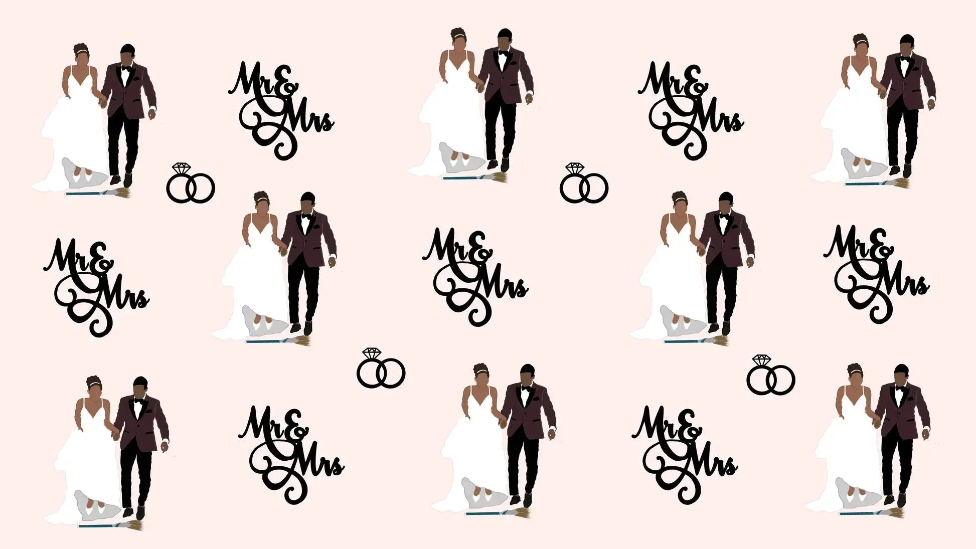Elegant Wedding Gift Wrapping - Pixel Burn Custom Laser Creations