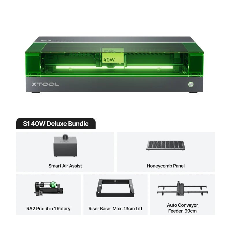 xTool S1 Enclosed Diode Laser Cutter - Pixel Burn Custom Laser Creations